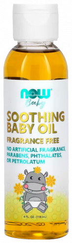 NOW Soothing Baby Oil-Fragrance Free, 118 мл NOW Soothing Baby Oil-Fragrance Free, 118 мл