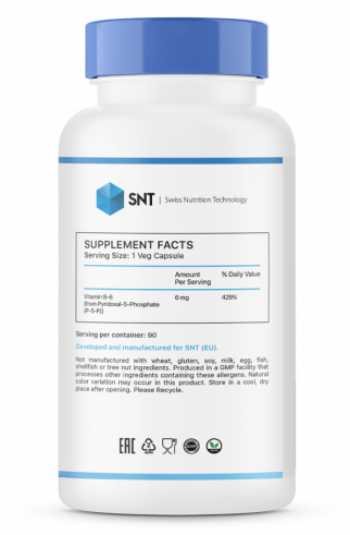 SNT Vitamin P-5-P 6 mg, 90 капсул SNT Vitamin P-5-P 6 mg, 90 капсул