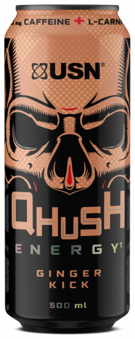 USN Qhush Energy Ginger Kick, 500 мл USN Qhush Energy Ginger Kick, 500 мл