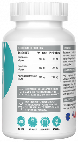 Ultrasupps Glucosamine Chondroitin MSM Flex Formula
