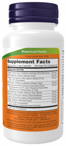 NOW Menopause Support, 90 капсул NOW Menopause Support, 90 капсул