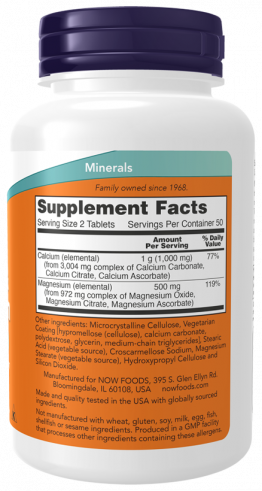 NOW Calcium & Magnesium NOW Calcium & Magnesium