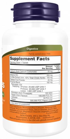 NOW Super Enzymes, 90 таблеток NOW Super Enzymes, 90 таблеток
