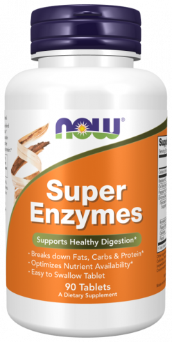 NOW Super Enzymes, 90 таблеток NOW Super Enzymes, 90 таблеток