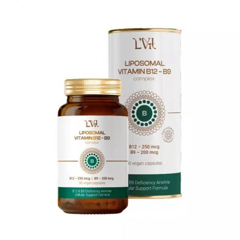Liposomal Vitamins Liposomal В12 + В9, 60 капсул