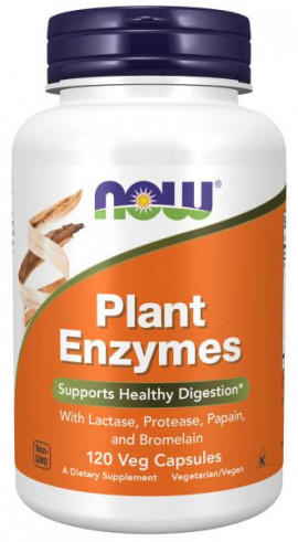 NOW Plant Enzymes, 120 капс
