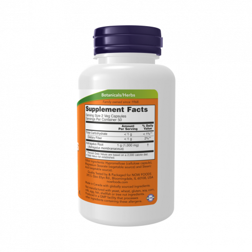 NOW Astragalus 500 mg, 100 капсул