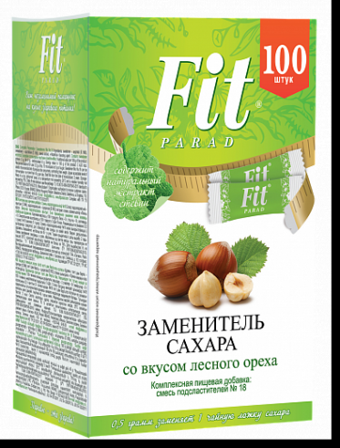 FitParad Заменитель сахара № 18 в стиках, 100 шт FitParad Заменитель сахара № 18 в стиках, 100 шт