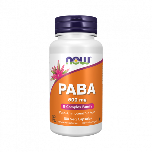 NOW PABA 500 mg, 100 капсул NOW PABA 500 mg, 100 капсул