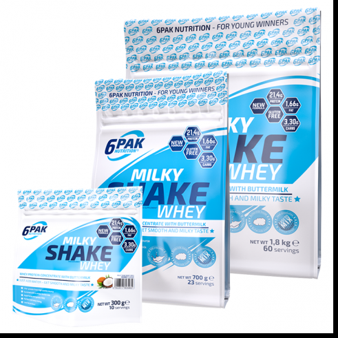 6PAK Nutrition Milky Shake Whey, 300 г 6PAK Nutrition Milky Shake Whey, 300 г
