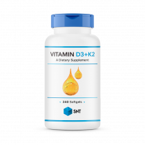 SNT Vitamin D3 + K2 2000 IU, 240 капсул SNT Vitamin D3 + K2 2000 IU, 240 капсул