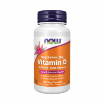 NOW Vegetarian, Dry Vitamin D 1000 IU, 120 капсул