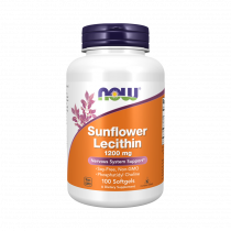NOW Sunflower Lecithin 1200 mg, 100 капсул NOW Sunflower Lecithin 1200 mg, 100 капсул