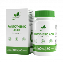 Natural Supp Pantothenic acid, 60 капсул