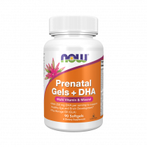 NOW Prenatal Gels+DHA, 90 капсул NOW Prenatal Gels+DHA, 90 капсул