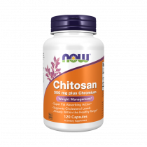 NOW Chitosan Plus 500 mg, 120 капсул NOW Chitosan Plus 500 mg, 120 капсул