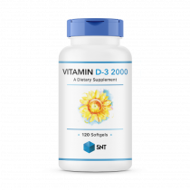 SNT Vitamin D3 2000 IU, 120 капсул SNT Vitamin D3 2000 IU, 120 капсул
