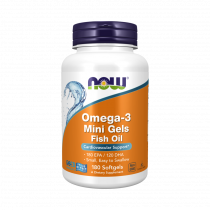 NOW Omega 3 Mini Gels 500 mg, 180 капсул NOW Omega 3 Mini Gels 500 mg, 180 капсул