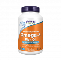 NOW Omega-3 1000 mg, 200 капсул NOW Omega-3 1000 mg, 200 капсул