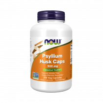 NOW Psyllium Husk Caps 500 мг, 200 капсул NOW Psyllium Husk Caps 500 мг, 200 капсул