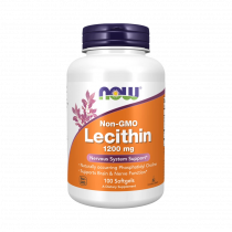 NOW Non-GMO Lecithin 1200 mg, 100 капсул NOW Non-GMO Lecithin 1200 mg, 100 капсул