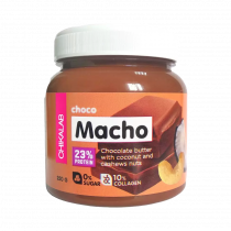 Chikalab Паста шоколадная с кокосом и кешью Macho, 250 грамм Chikalab Паста шоколадная с кокосом и кешью Macho, 250 грамм