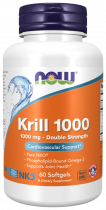 NOW Neptune Krill 1000, Нептун Криль 1000, 60 капсул