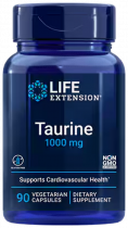 Life Extension Taurine 1000 mg, Таурин 1000 мг, 90 капсул