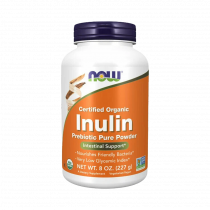 NOW Inulin Prebiotic Pure Powder Organic, 227 грамм NOW Inulin Prebiotic Pure Powder Organic, 227 грамм
